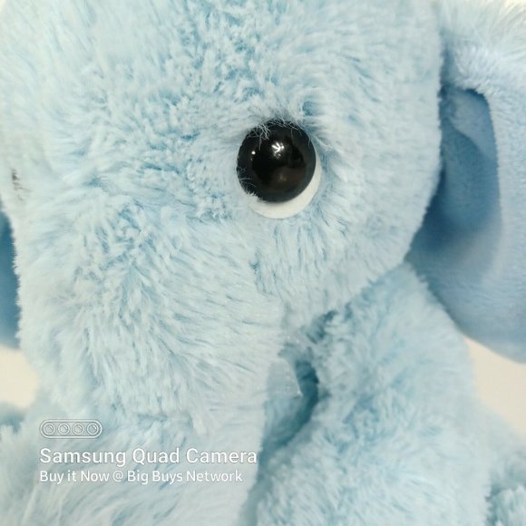 Aurora World Lil Benny Phant Shaggy Blue Elephant Plush 9" Toy Stuffed Animal - Picture 6 of 12